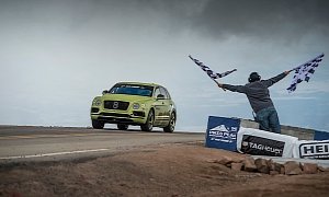 Rhys Millen Sets Pikes Peak Hill Climb Record for SUVs in a Bentley Bentayga