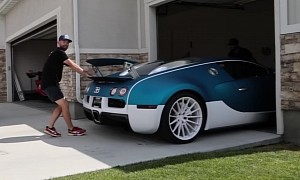 Rich People Problems: 2008 Bugatti Veyron Fails to Engage Reverse Due to Flat Tire
