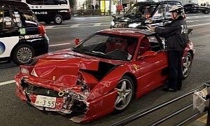 Rich People Problems: Ferrari Crashes Into Maybach in Central Tokyo