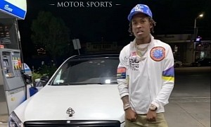 Rich The Kid Wrapped His Mercedes-Maybach S-Class in Satin Pearl White