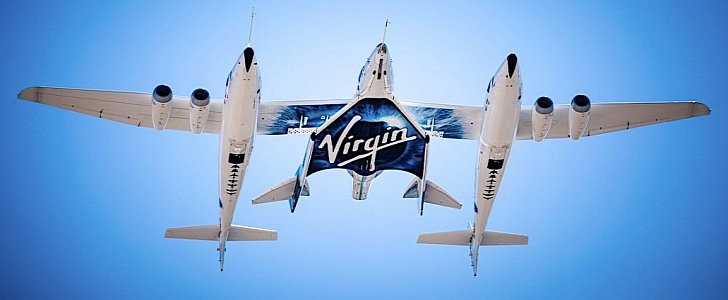 WhiteKnightTwo carrying SpaceShipTwo