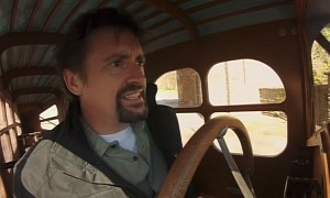 Richard Hammond Drives a Helicar in Carnage a Trois, to Clarkson and May' Terror
