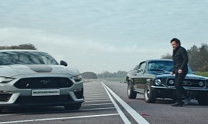 Richard Hammond Test Drives New Mustang Mach 1, Arrives in His 1967 Fastback
