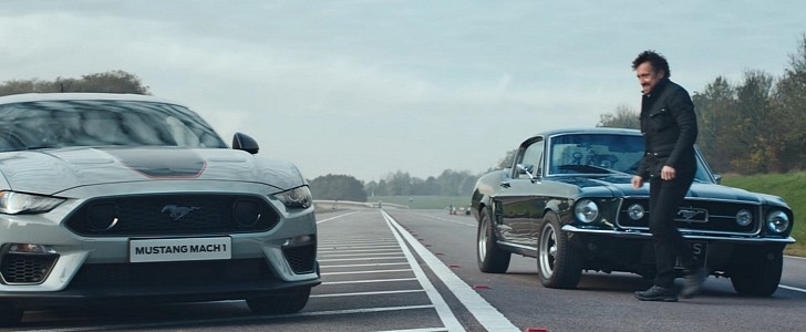 Richard Hammond Test Drives New Mustang Mach 1, Arrives in His 1967 Fastback