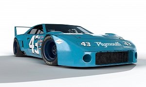 Richard Petty's 1970 Plymouth Superbird Reimagined With Widebody Kit