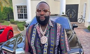 Rick Ross Done with Classic Cars For Now – Fills Driveway with Rolls Royce and Ferrari