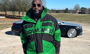 Rick Ross Rings in the Holidays Like a Boss, With a Maybach S-Class and a Ferrari