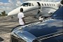 Rick Ross Rushes From Private Jet to Hard Rock Stadium in Black Rolls-Royce Phantom