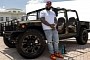 Rick Ross Shows Off His Louis Vuitton Leather-Interior Hummer, It's a Perfect Match