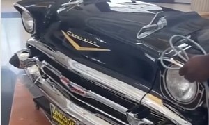 Rick Ross Splashes on Custom TV With a Chevrolet Bel Air Front End Just Because He Can