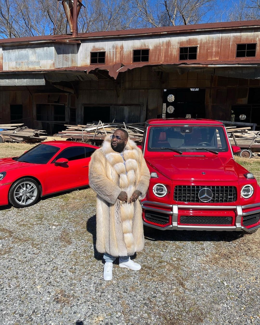 Rick Ross Turns to German Cars, Poses with Porsche and Mercedes G-Wagen -  autoevolution