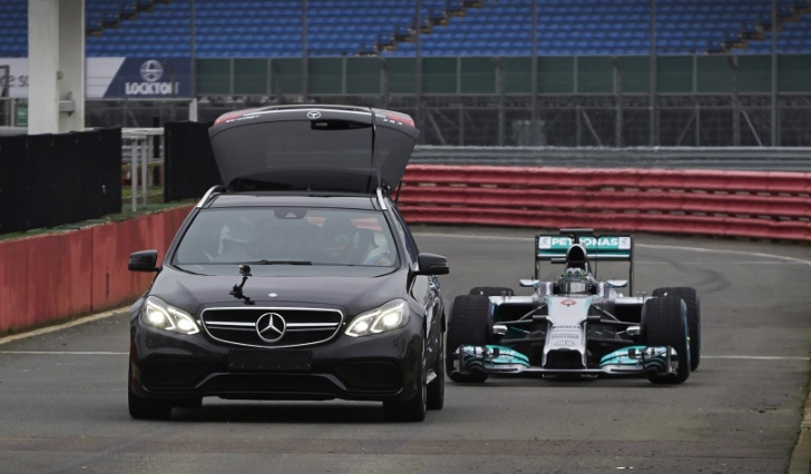 Mercedes-Benz E 63 AMG S-Model Wagon and F1 W05