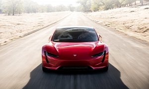 Ride in the Tesla Roadster II as It Goes Full PLAID