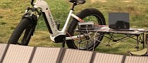 Ride On Forever With the Solar-Powered Mokwheel Basalt: Charges Glamping Devices Too