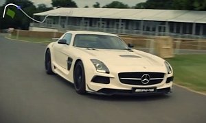 Ride With David Coulthard in a SLS AMG Black Series on Goodwood Hill
