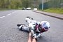 Rider Gets Dragged Across Asphalt To Test Out New Leathers