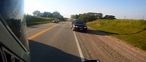 Rider Inches Away from Death because of an Idiot Driver