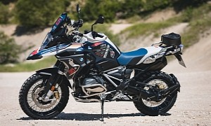 Riders on the (sto)R(m) 1250 GS at BMW Motorrad International GS Trophy 2022