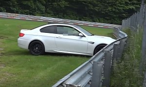 Ridiculous BMW M3 Nurburgring Crash: V8 Torque Can't Compensate for Poor Driving