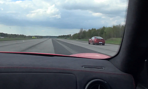 Ridiculously Overpriced Ferrari Gets Trashed by Heavy BMW M6