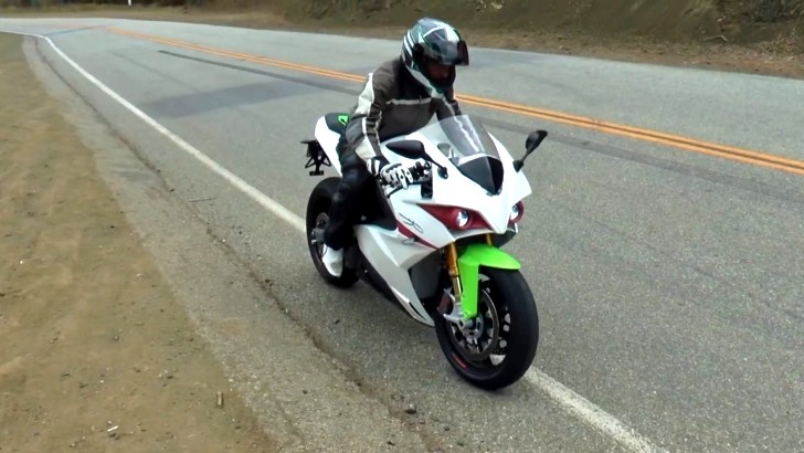 Energica Ego does the Snake