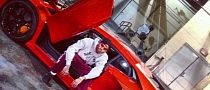 Rihanna Rides in Chris Brown's Lamborghini Aventador