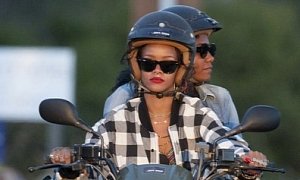 Rihanna Took an ATV Trek in the Corsica Hills: Beer and Smoke Included