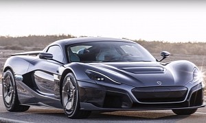 Rimac C_Two Challenges New Tesla Roadster With Real-World 8-Second 1/4-Mile Pass