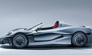 Rimac C_Two Electric Hypercar Loses Its Roof in Spot-on Rendering