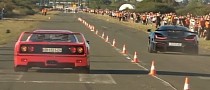 Rimac Nevera vs Ferrari F40 Drag Race Shows How Much Supercars Have Evolved