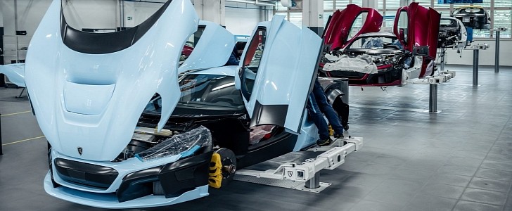 Rimac Automobili C_Two EV hypercar pre-series production