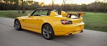 Rio Yellow Pearl 2008 Honda S2000 CR Is Auctioned With 1,300 Miles From New