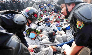 Riot Police Hits Korean Auto Parts Plant