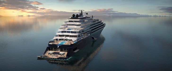 Evrima is the first Ritz-Carlton yacht to start cruising this year