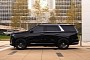 Ritzy Caddy Escalade Gives the Lowdown on Matching Black Chrome Monoblock 26s