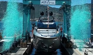 Riva’s Largest Luxury Flybridge Yacht Hits the Water