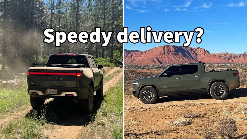 Rivian can deliver a vehicle in less than 14 days