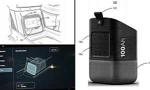 Rivian Filed a Patent for a Portable Battery Designed To Fit the Accessory Dock