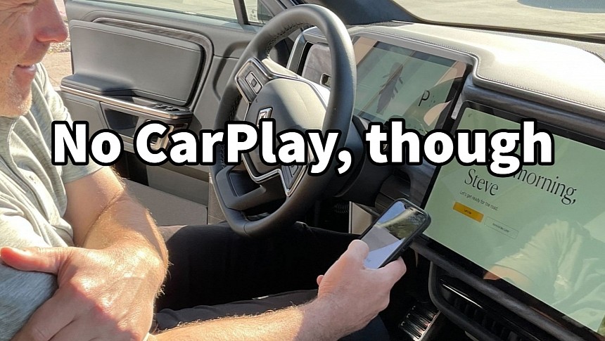 Rivian owners scream for Apple CarPlay integration