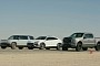 Rivian R1S Drag Races Lamborghini Urus and Shelby F-150 Super Snake, Doesn't Disappoint