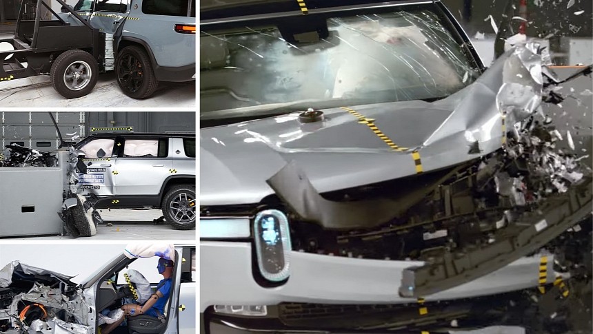Rivian R1S is the only large SUV to earn the Top Safety Pick+ award from IIHS