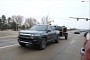 Rivian R1T Electric Pickup Takes Towing Range Test Against 2022 Toyota Tundra