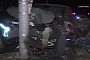 Rivian R1T Hits Traffic Light Pole and Catches Fire in Irvine, California
