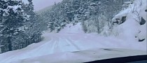 Rivian R1T on a Snowy Road Is Like a Fish in the Water, Better Than a Tacoma, Claims Owner