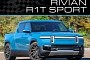 Rivian R1T Sport Pickup Looks Plain and Ugly, a Weird Case of Lowered CGI Truck