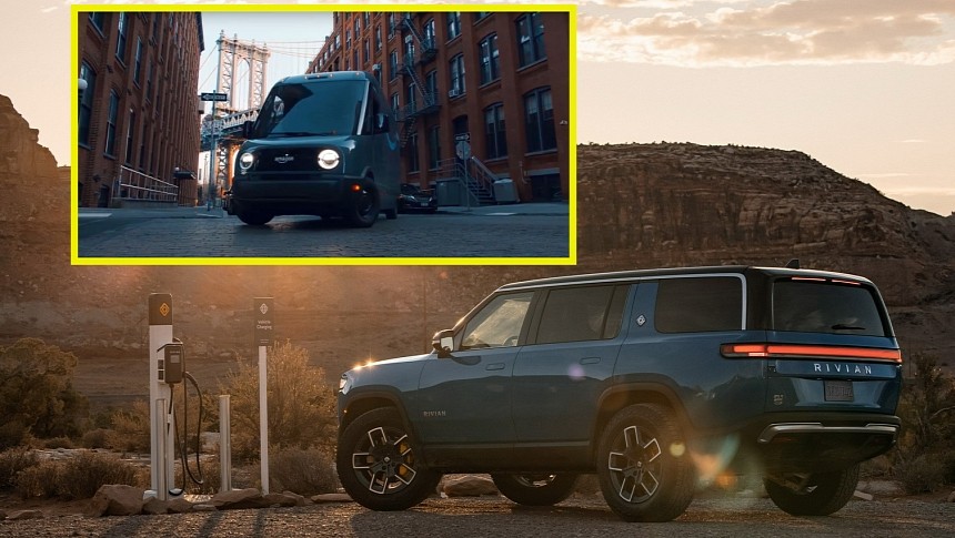 Rivian R1S and EDV