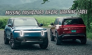 Rivian Recalls R1S and R1T for Missing Dashboard Airbag Warning Label