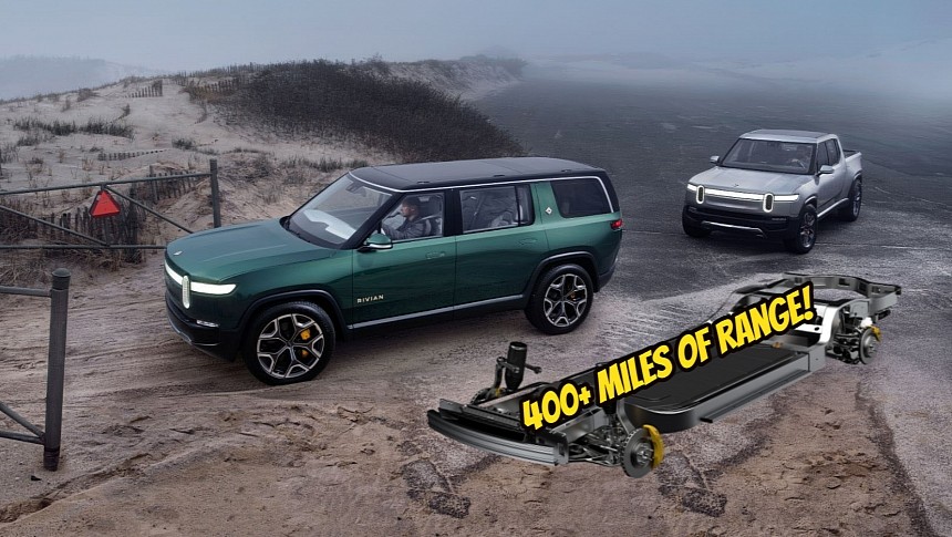 Rivian R1T and R1S with the Max Pack Battery