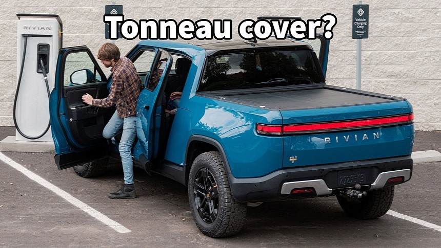 Rivian has a new powered tonneau cover