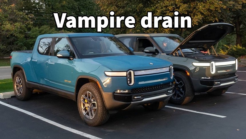 Rivian vampire drain is so bad the total wasted energy surpasses 100,000 kWh per day